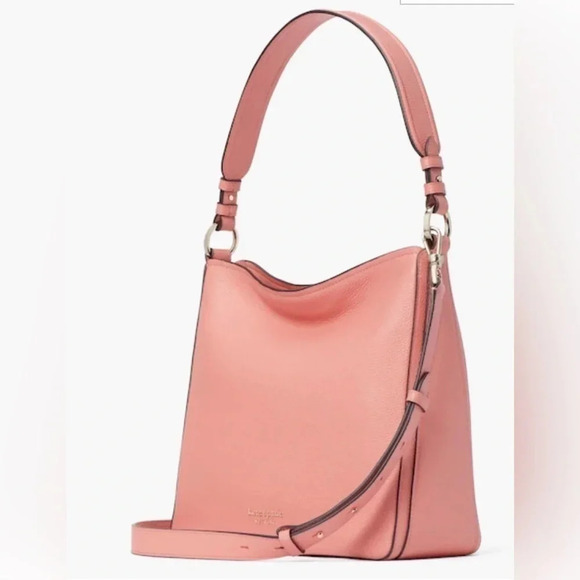 Kate Spade Salmon Pink Bag Pebble Leather NWT - Picture 1 of 8